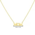 thumbnail image 5 of Mom Script Pendant Necklace in 14K Gold, 5 of 9
