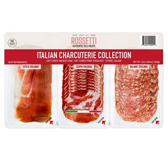 Rossetti Speck, Coppa, and Salame Toscano Italian Charcuterie Collection, 4 oz., 3 pk.