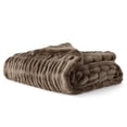 thumbnail image 2 of Member's Mark Ruched Faux Fur Throw, 60" x 70", 2 of 6
