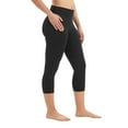 thumbnail image 3 of Member's Mark Ladies 2 Pack French Terry Luxe Capri Legging, 3 of 15