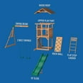 thumbnail image 16 of Backyard Discovery Lightning Ridge Cedar Swing Set, 16 of 16