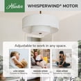 thumbnail image 10 of Hunter 30" Brookside Matte Black Ceiling Fan with LED Light Kit and Handheld Remote, 10 of 20