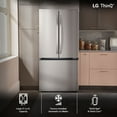 thumbnail image 11 of LG 21 cu. ft. Counter Depth French Door Refrigerator, 11 of 15