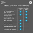 thumbnail image 8 of GE Cync Direct Connect A19 Smart LED Light Bulbs, Color Changing Smart Lights, Matter Compatible, Works with Alexa and Google Home (4 Pack), 8 of 9