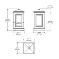 thumbnail image 3 of Mayne Berkshire Storage Bin, 3 of 3