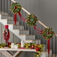 thumbnail image 1 of Member's Mark Pre-Lit Wreath Décor with Velvet Sash, 1 of 7
