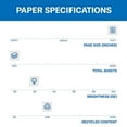 thumbnail image 2 of Hammermill - Great White 30% Recycled Copy Paper, 20lb, 92 Bright, 11 X 17" - Ream, 2 of 8