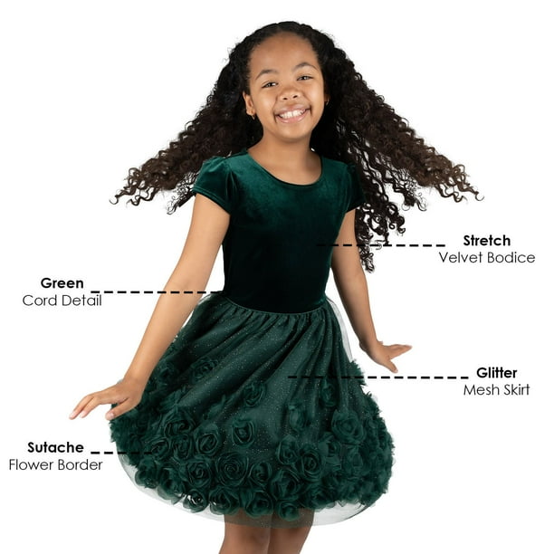 Rare Editions Girls Holiday Dress