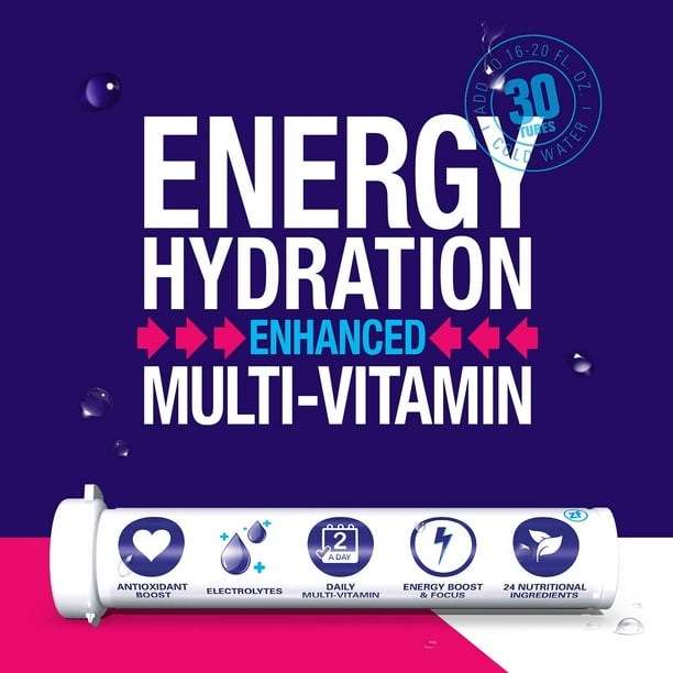 Zipfizz Energy Multi-Vitamin Hydration Drink Mix, Combo Pack, 30