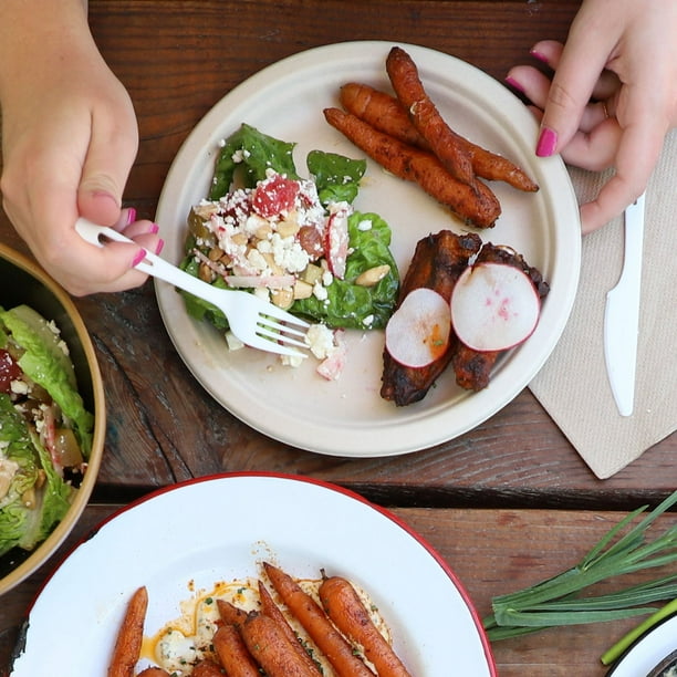 World Centric TPLA Compostable Plant-Based Forks, 6