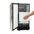 thumbnail image 3 of Maxx Ice Freestanding Icemaker, Stainless Steel and Black (60 lbs.), 3 of 7