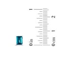 thumbnail image 5 of London Blue Topaz Emerald Cut Earrings in 14K White Gold, 5 of 5