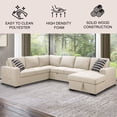 thumbnail image 3 of Dylan Stain-Resistant Fabric 6 Seat Storage Sectional With Pullout Bed, Assorted Colors, 3 of 10