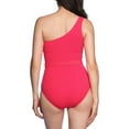 thumbnail image 2 of Loft Women's Asymmetrical Textured One-Piece Swimsuit, 2 of 6