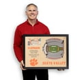thumbnail image 4 of YouTheFan Clemson Tigers 25-Layer Football Stadium View 3D Wall Art, 4 of 5