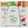 thumbnail image 1 of Dove Refreshing Body Wash, Variety Pack, 30.6 fl. oz., 2 pk., 1 of 13