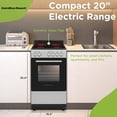 thumbnail image 11 of Hamilton Beach 20" Electric Vitroceramic Top Range with Shallow Tray, 11 of 15