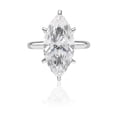thumbnail image 1 of Lab Created Marquise Cut Solitaire Diamond Ring, 1 of 7