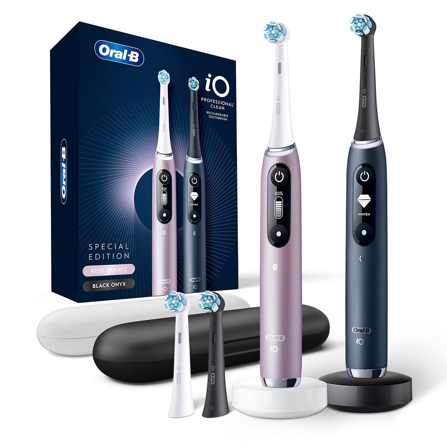 Oral-B iO Series 7s ブラックオニキス iO Series 7 Twin Pack, Black Onyx | Oral-B