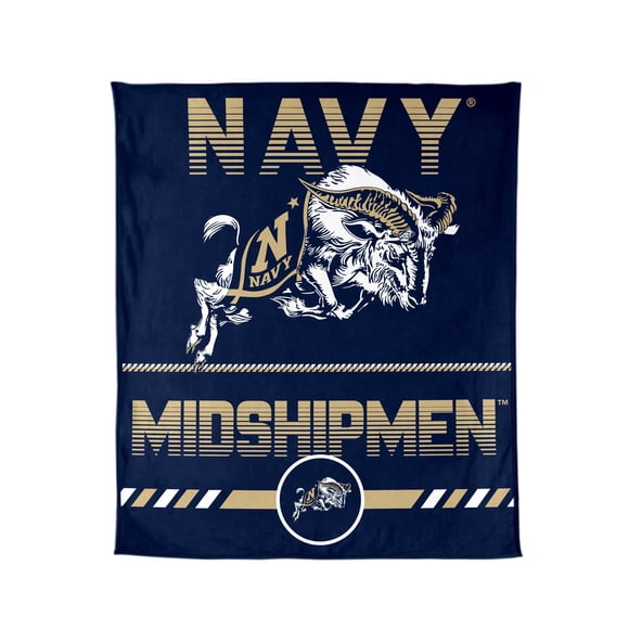 Logo Brands Naval Academy 60"x70" Super Plush Blanket