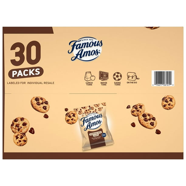 Famous Amos Chocolate Chip Cookies, 30