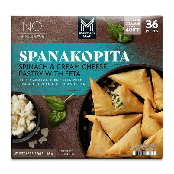 Member's Mark Spanakopita, Frozen, 36 ct.