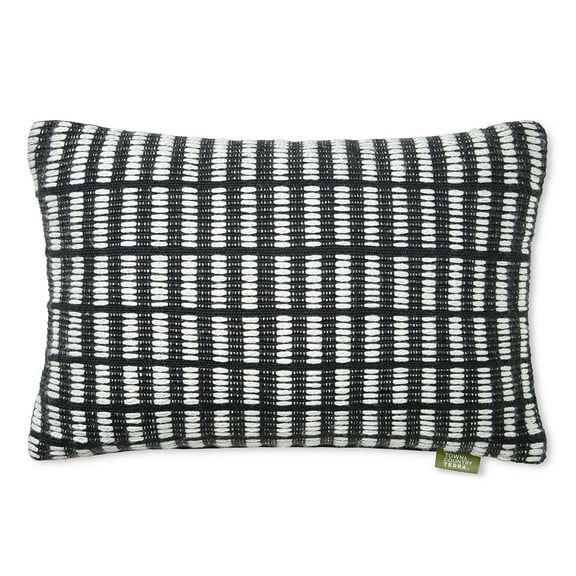 Town & Country Terra Alara Textured Geo Stripe Decorative Pillow