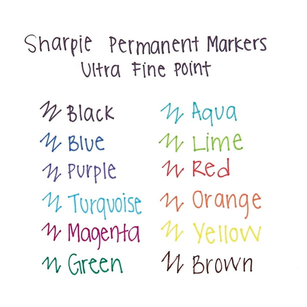 Sharpie Retractable Permanent Markers, Fine Point, Assorted Colors