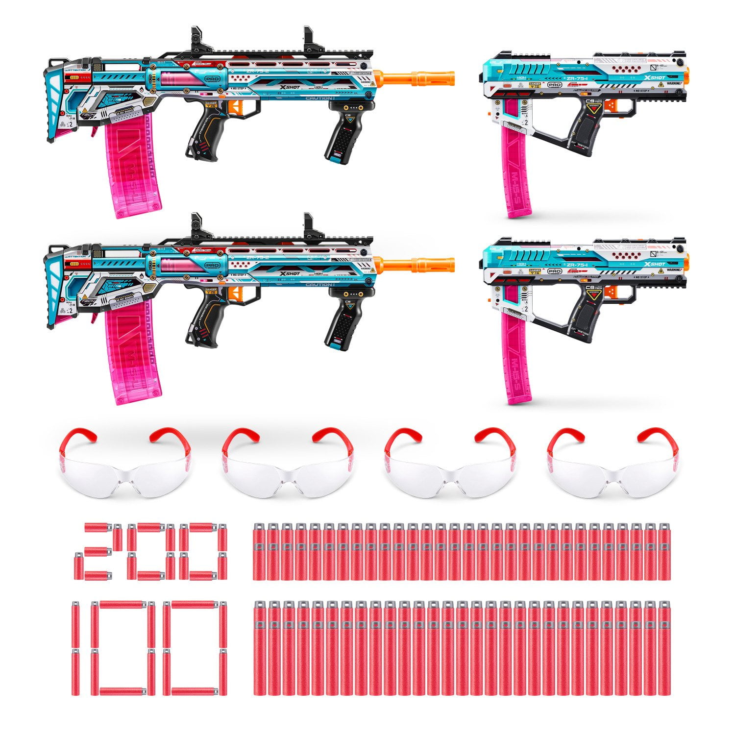 ZURU X-SHOT PRO Series Fury-X and Longshot Combo Pack - Samsclub.com