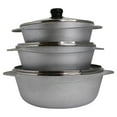 thumbnail image 2 of Imusa 3-Piece Cast Aluminum Caldero Set (3.2Qt, 4.2Qt, 6.7Qt), 2 of 6