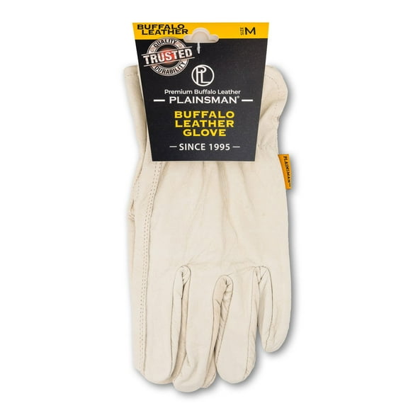 Plainsman Premium Buffalo Leather Gloves, Assorted Sizes (6 pk.)