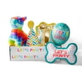thumbnail image 1 of Let's Pawty Birthday Box Dog Toy Bundle, 5-Piece Set White, 1 of 9