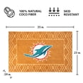 thumbnail image 3 of Logo Brands Miami Dolphins Coir Outdoor Mat, 3 of 3