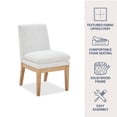 thumbnail image 3 of Cole & Rye Set of 2 Signature Fabric Dining Chair, 3 of 9