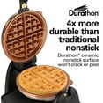 thumbnail image 3 of Hamilton Beach Durathon Ceramic Removable-Grid Belgian Waffle Maker, 3 of 9