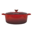 thumbnail image 2 of Le Creuset Signature Cast Iron Oval Dutch Oven, 2 of 4
