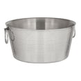 thumbnail image 2 of SKI 30 Quart Hammered Double Walled Stainless Steel Beverage Tub, 2 of 9