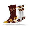 thumbnail image 1 of Washington Commanders Adult 2-Pack Crew Socks, 1 of 3