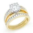 thumbnail image 1 of 1.29 CT. T.W. Diamond Composite Wedding Ring Set in 14K Gold, 1 of 4