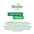 thumbnail image 9 of Simple Cleansing Facial Wipes, 25 ct., 4 pk., 9 of 9