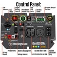 thumbnail image 4 of Westinghouse 8,200-Watt Remote Electric Start Tri Fuel Gas, Propane, Natural Gas Powered Inverter Generator with CO Sensor, 4 of 10