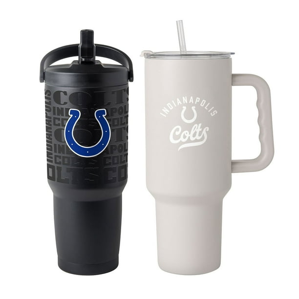 Logo Brands Indianapolis Colts Stainless Steel Tumbler Set