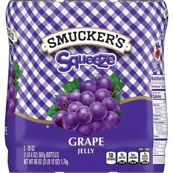 Smucker's Squeeze Grape Fruit Spread, 3 pk.