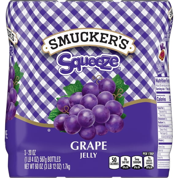 Smucker's Squeeze Grape Fruit Spread, 3 pk.