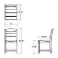 thumbnail image 10 of POLYWOOD Gulf Shores Farmhouse Trestle Dining Set, 7pc, 10 of 11