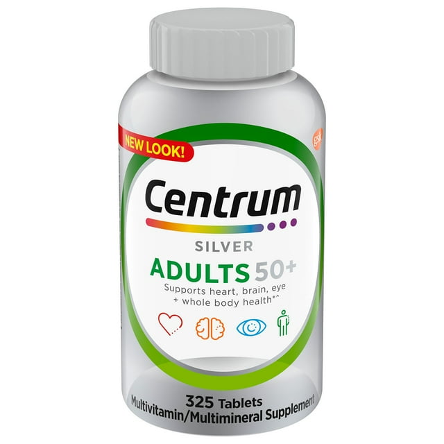 Centrum Silver Adult 50+ Multivitamin Tablet (325 ct.)