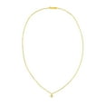 thumbnail image 3 of Diamond Cut Bezel Necklace in 14K Gold, 3 of 4