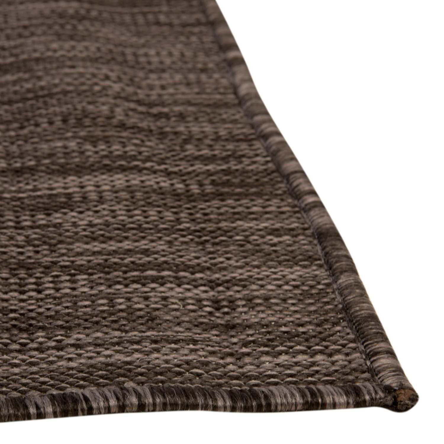 Jill Zarin Outdoor Teppich „Anguilla“ – 6x1,8 M Läufer, Gelb & Aqua, 100% Polypropylen, Maschinengewebt