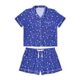 thumbnail image 9 of Member's Mark Women's Americana Notch Collar Short Sleeve and Short Pajama Set, 9 of 11