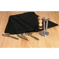 thumbnail image 4 of Hometex 100% Cotton Lightweight Hand Towels 12-pk. 16" x 27", Black, 4 of 4